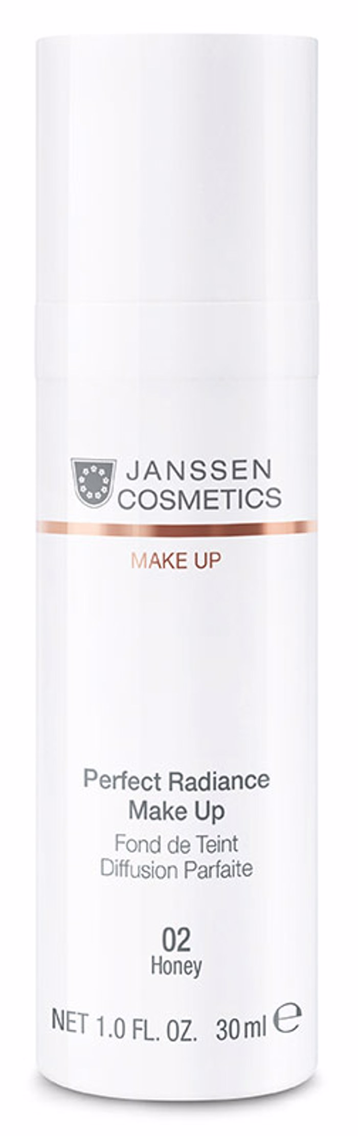 JANSSEN COSMETICS Perfect Radiance No.02 Honey Krema Porselaninis Opsis kai Prostasias me Fusika Filtra UV 30ml
